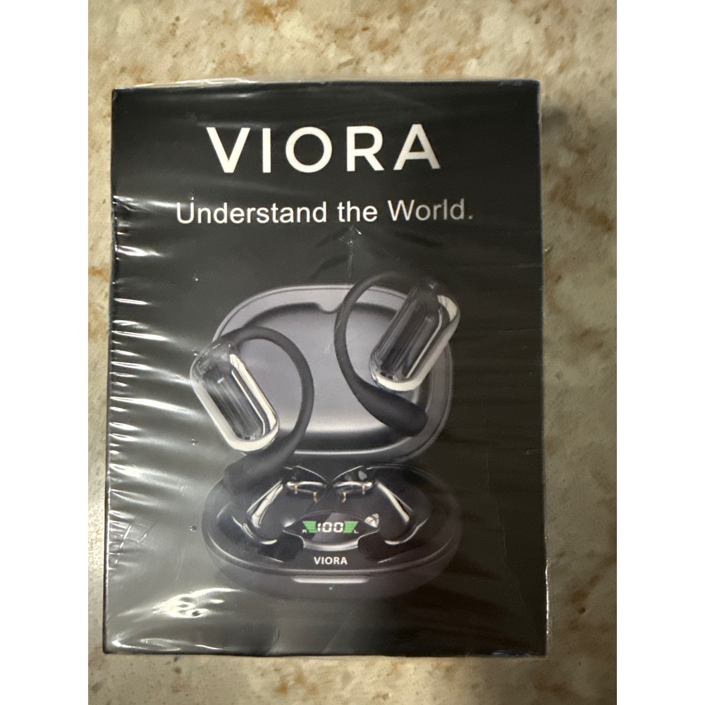 Viora AI Translator Earbuds Real-Time Translation 144 Languages Bluetooth 6.1